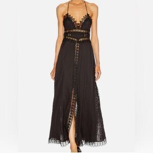 New NWT CHARO RUIZ Ibiza Imagen crochet maxi dress size large